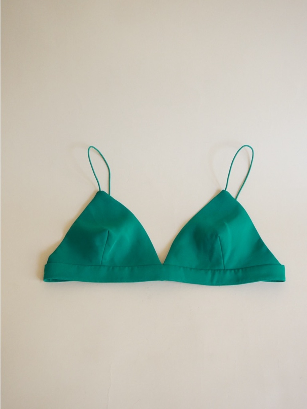 Meshki Cynthia Triangle Green Bralette NWT - Size XL